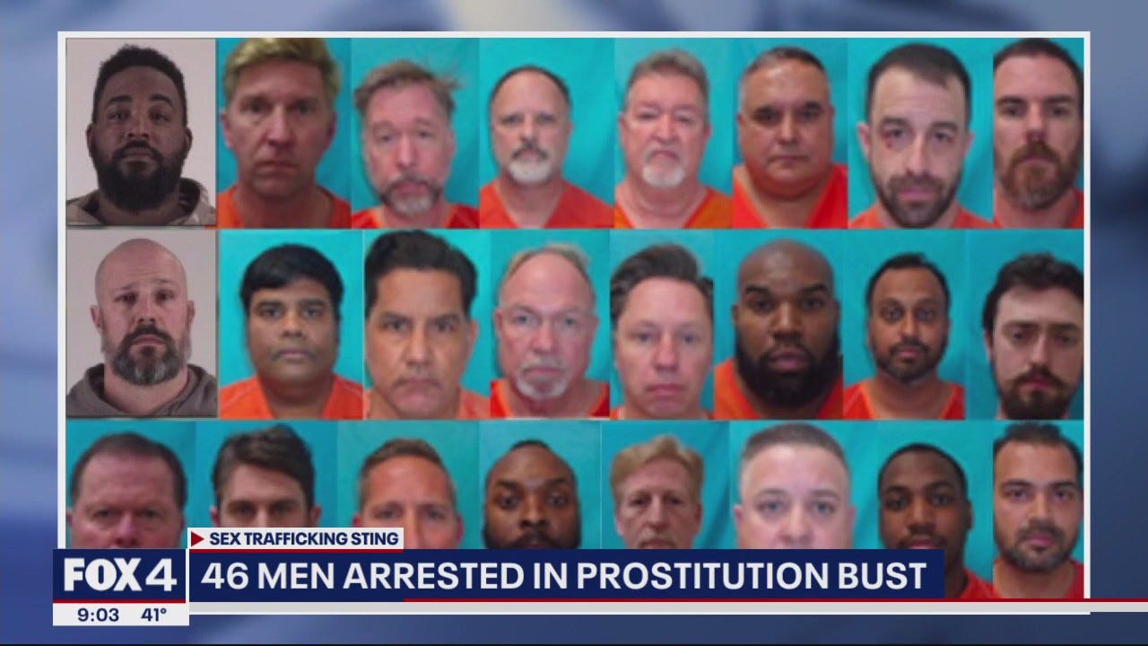 New details released about 46 arrested in prostitution sting, including  Lewisville ISD coach, youth pastor