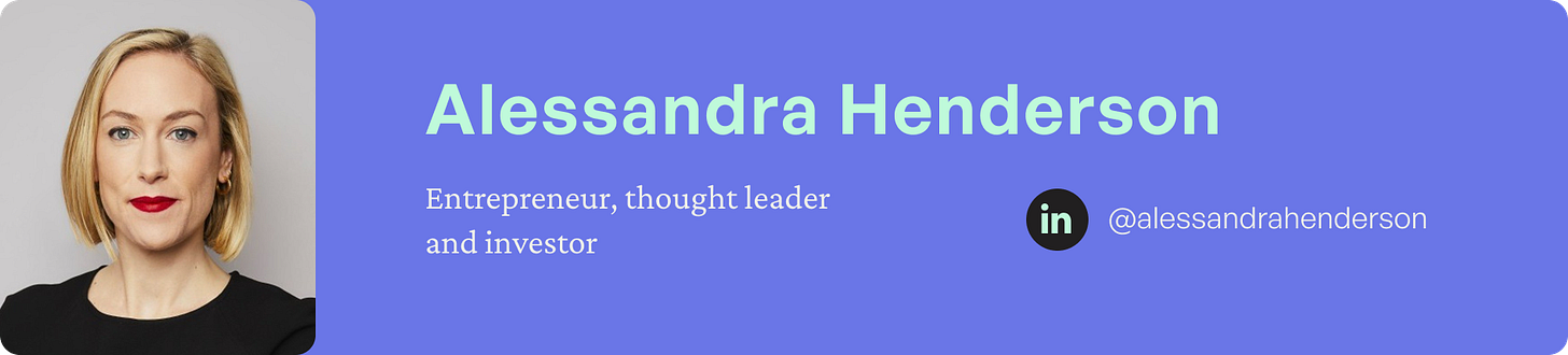Alessandra Henderson banner and photo
