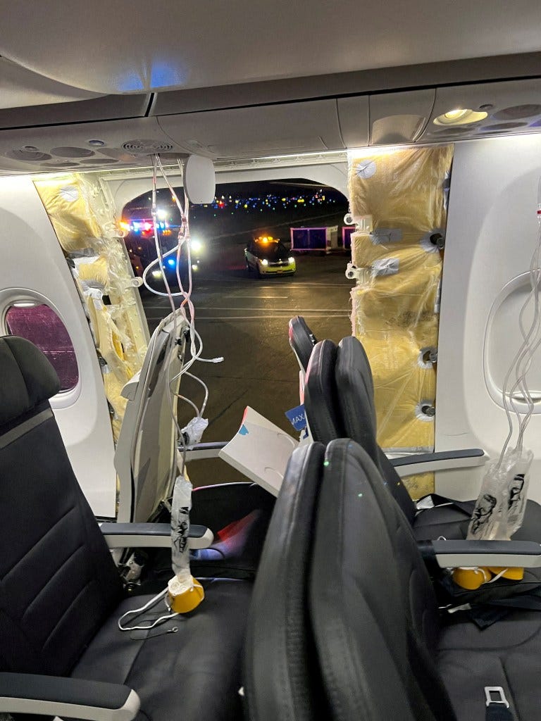Musk pointed to Boeing's DEI initiatives in the wake of a near-disastrous Alaska Airlines flight, which was forced to make an emergency landing after a fuselage blowout.