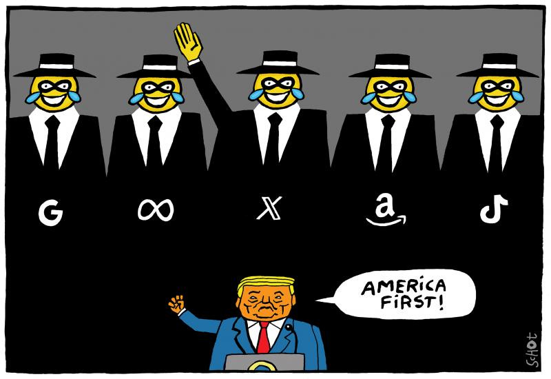 Trump & his tech bros | Cartoon Movement