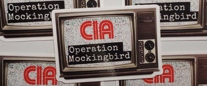 OPERATION MOCKINGBIRD CIA CNN stickers 5 pack LOT CNN SUCKS FAKE NEWS