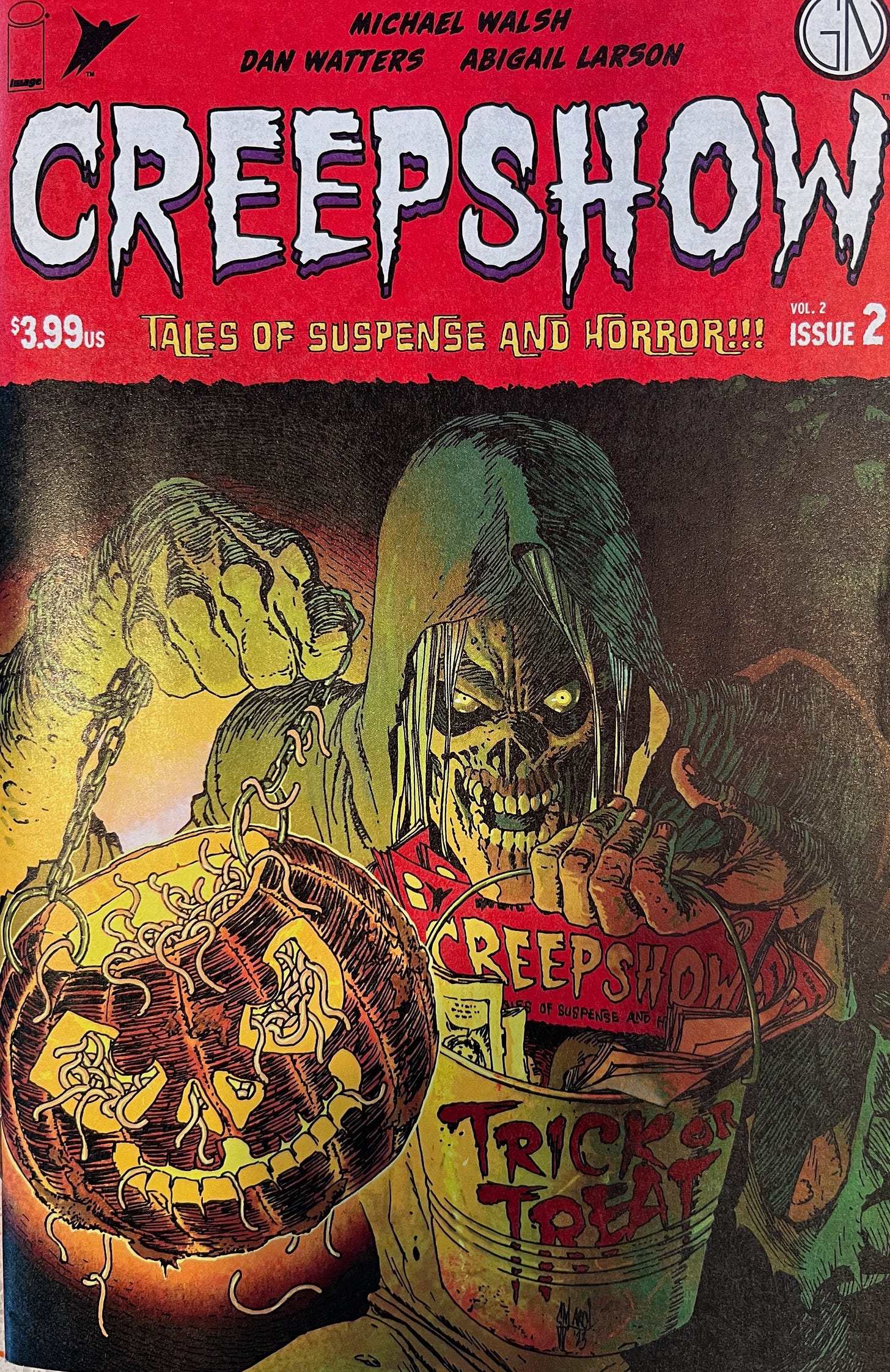 The cover of Creepshow issue two.