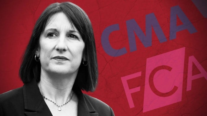 Rachel Reeves' offensive against regulators sparks alarm from consumer  groups