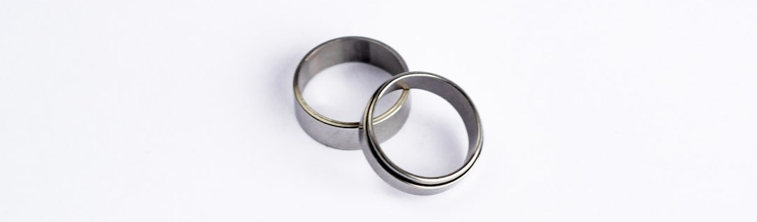 two silver ring band two silver ring band