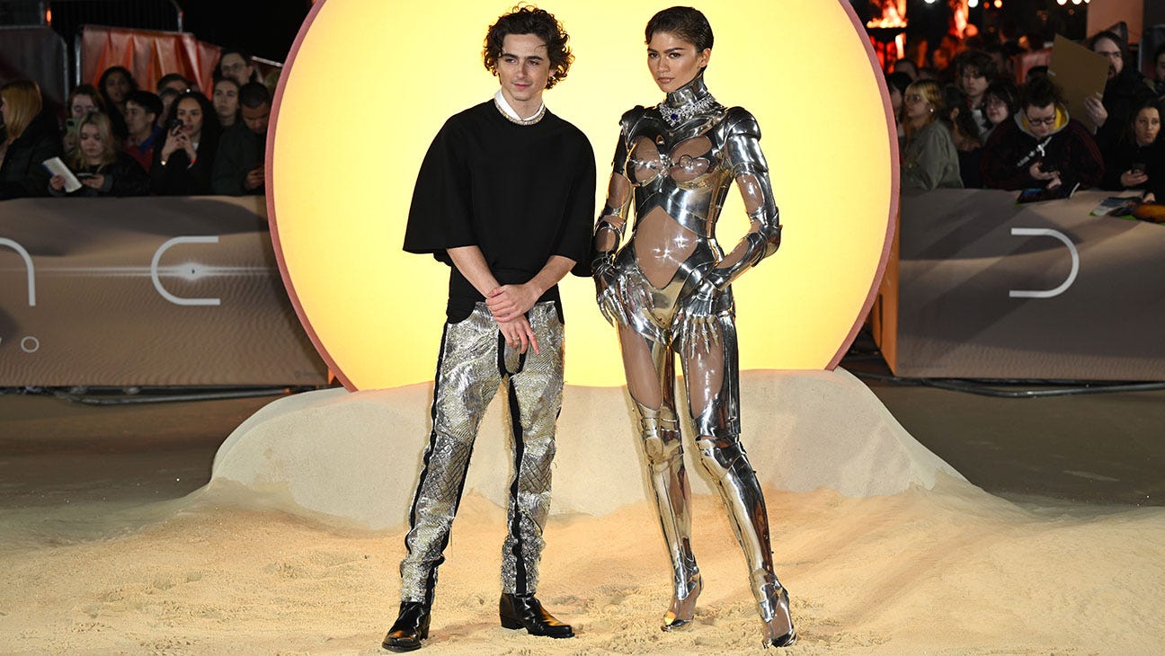 Dune 2' Best Celebrity Red Carpet Fashion: Zendaya, Timothee Chalamet