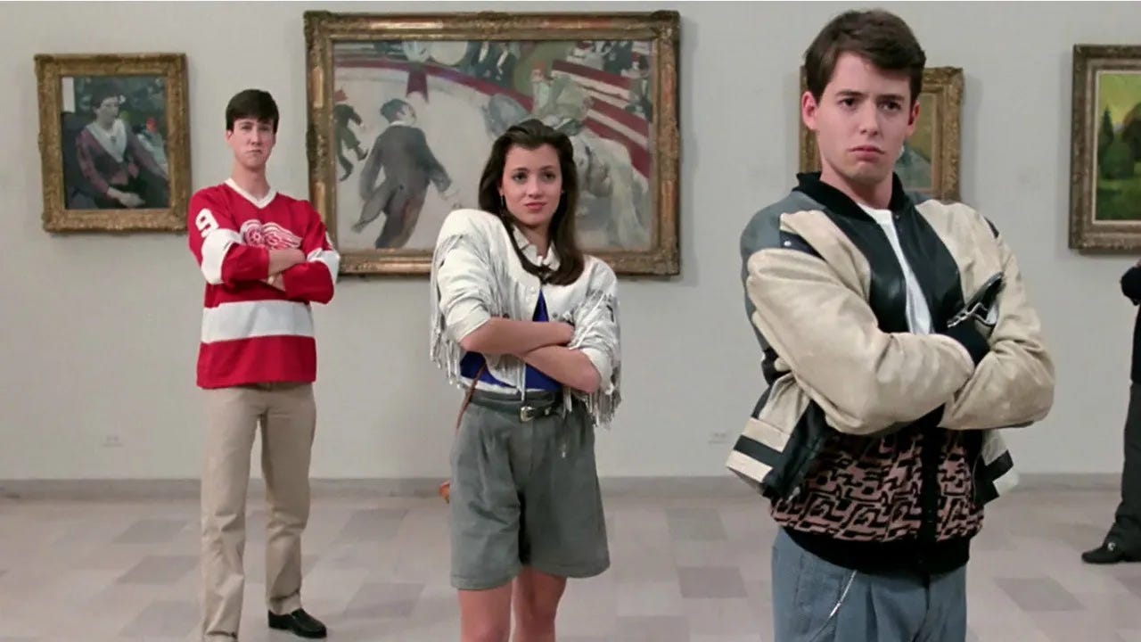 Museum scene from Ferris Bueller's Day Off