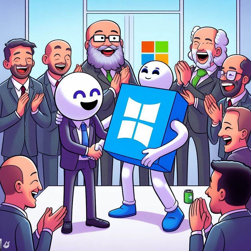 Image in a image block