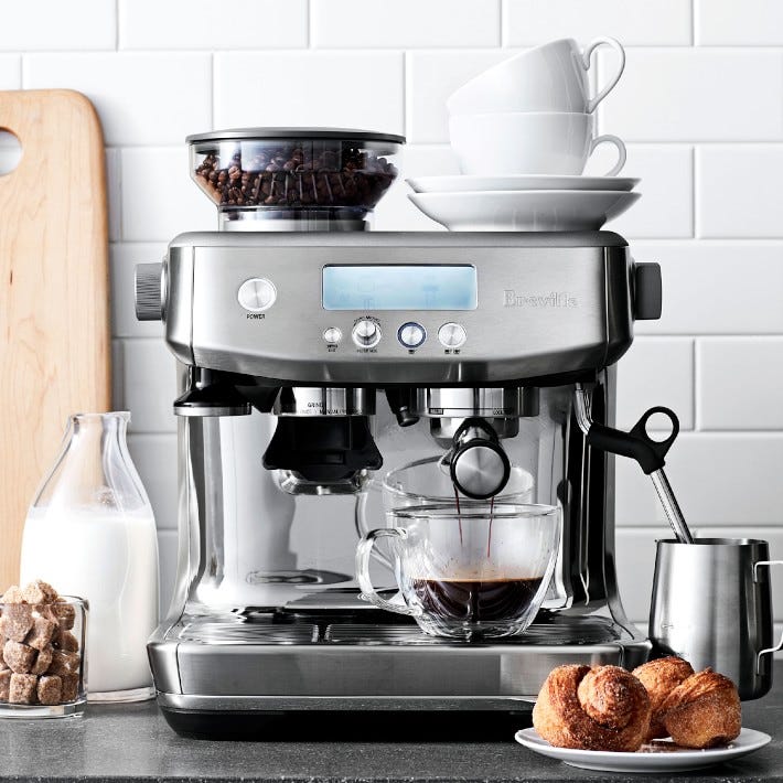 Breville Barista Pro Espresso Machine with Milk Frother | Williams Sonoma