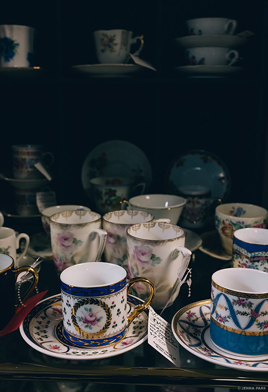 Vintage tea cups