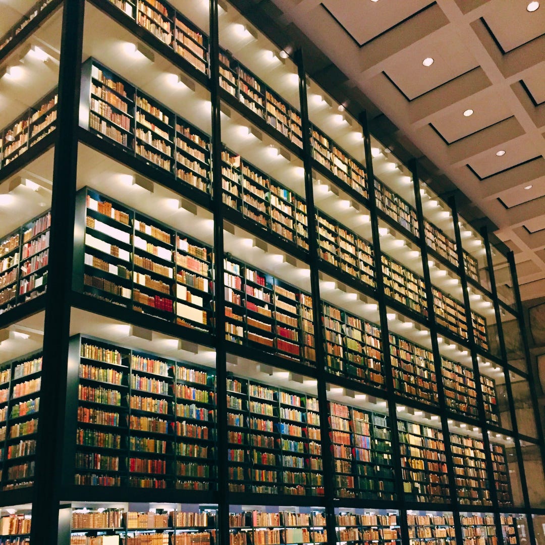 The multi-level Beinecke Rare Book & Manuscript Library
