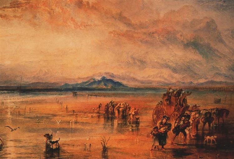 Lancaster Sands - J.M.W. Turner