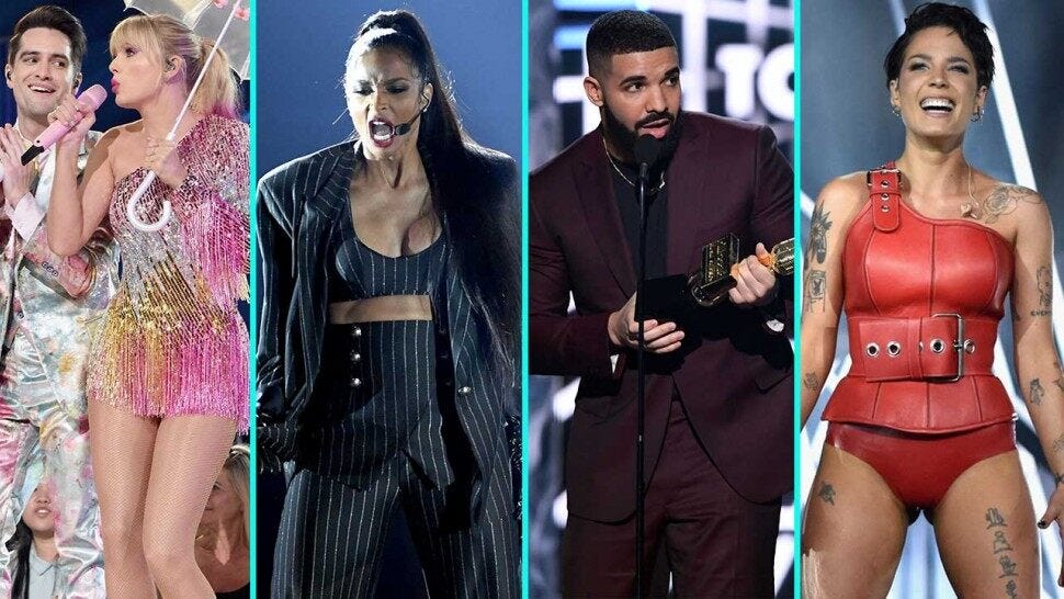 2019 billboard music awards drake taylor swift halsey acts