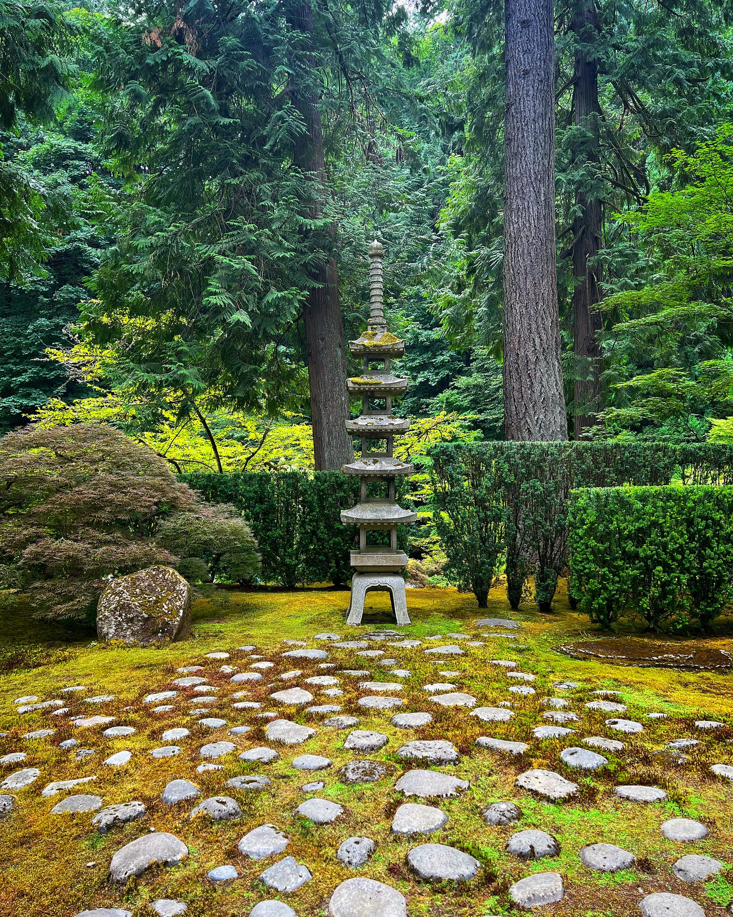 The Sapporo Pagoda in the Japanese Garden