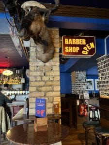 Inside The Barber's Bar