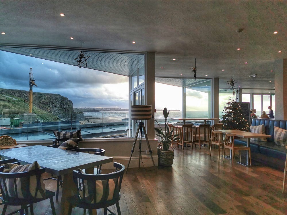 The Living Space at Watergate Bay - Dog Friendly Dining