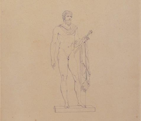 Statue of Caesar as a Divinity - Vincenzo Camuccini
