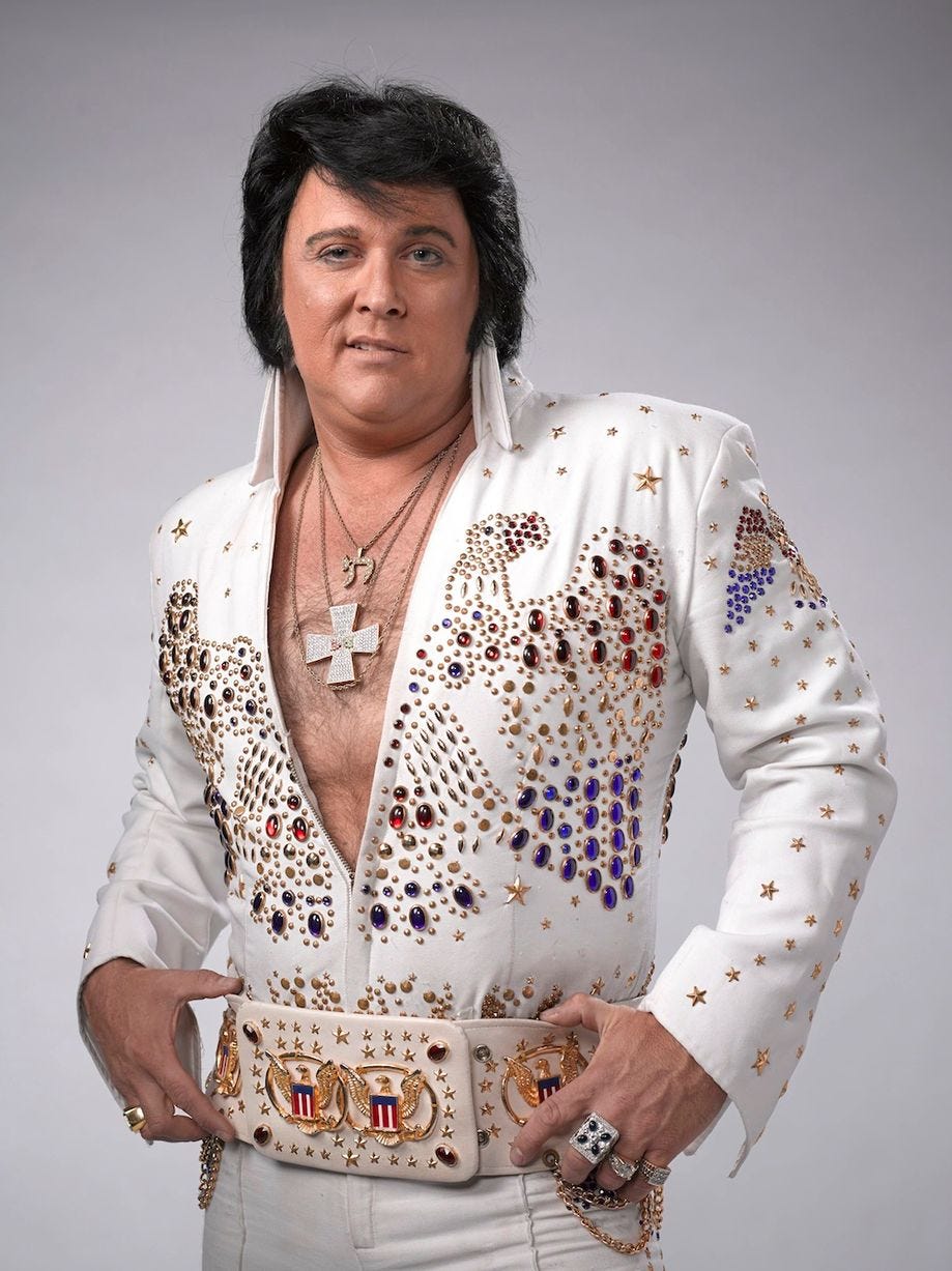 Elvis impersonators at the Las Vegas Elvis Festival - Mirror Online