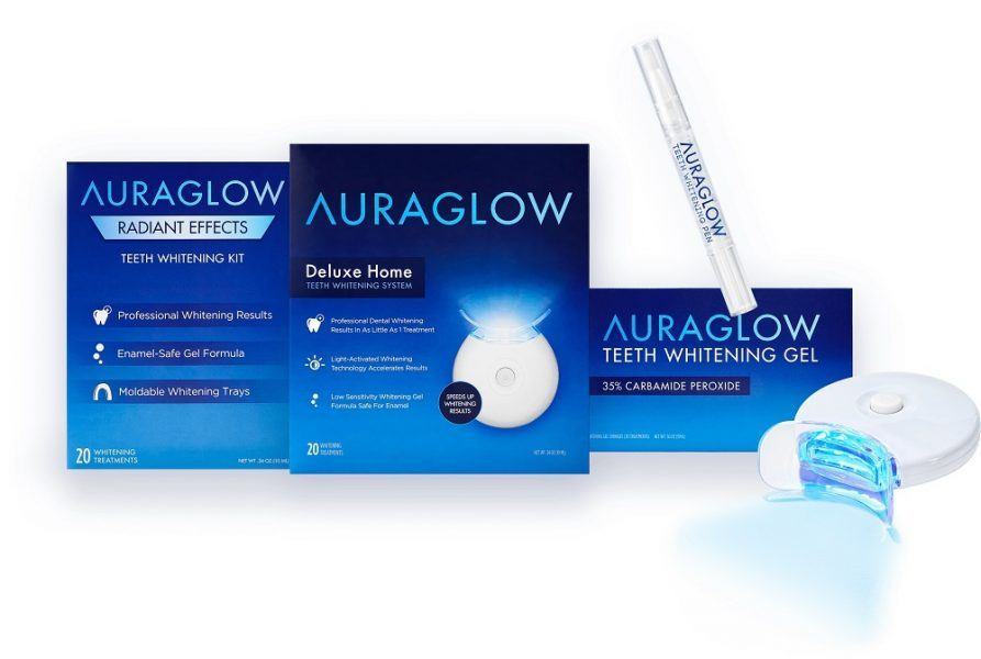 AuraGlow Teeth Whitening Kit 2019 hottest holiday beauty gift ideas