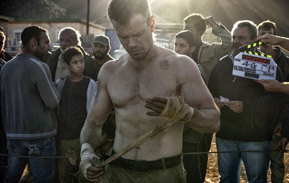 Matt Damon up in the air on more Jason Bourne 2016