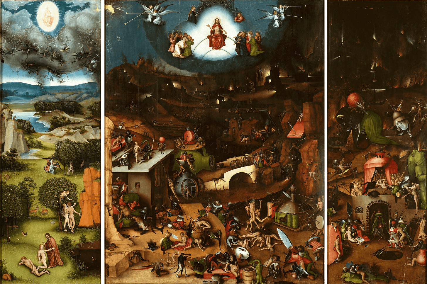 The Last Judgement, zoomed in