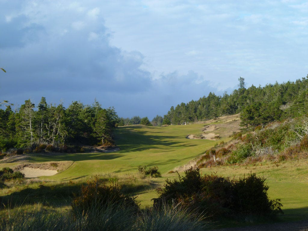 16th Hole at Bandon Trails (530 Yard Par 5)
