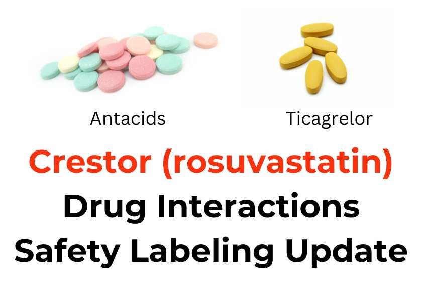 crestor drug safety label changes august 2024