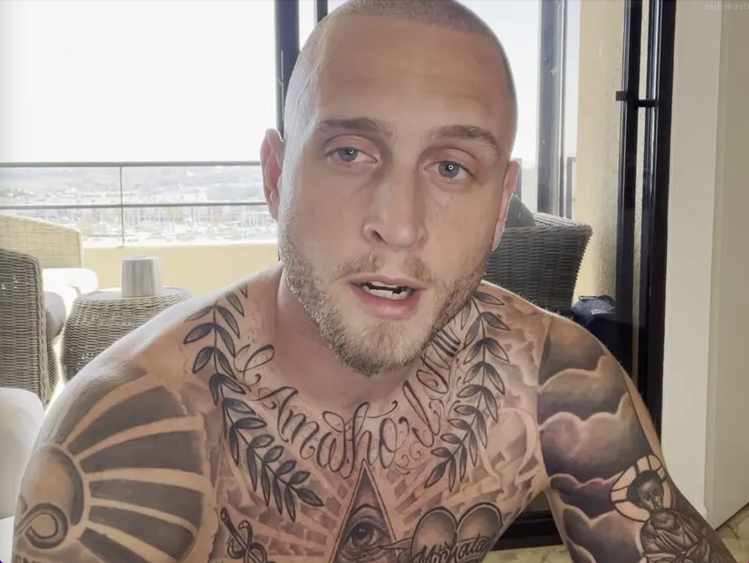 Chet Hanks Just Unveiled a Huge New Chest Tattoo of a Cross