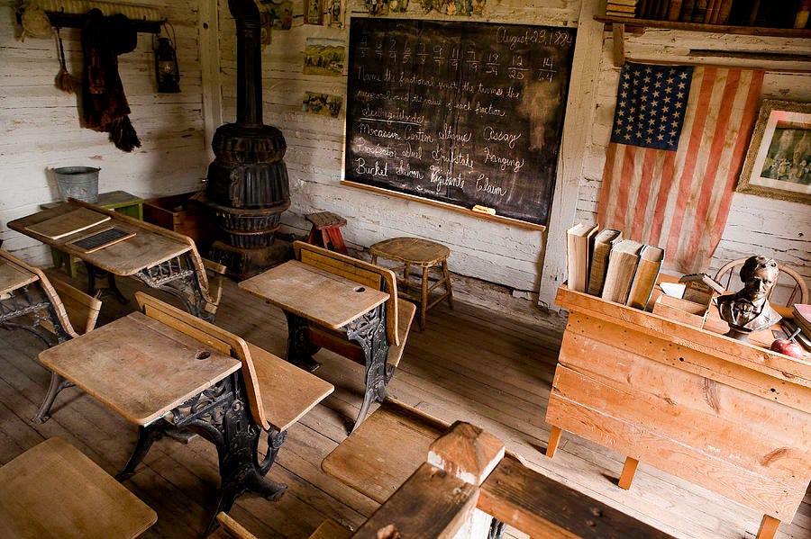 School Photograph - One-Room School House by Wendy White