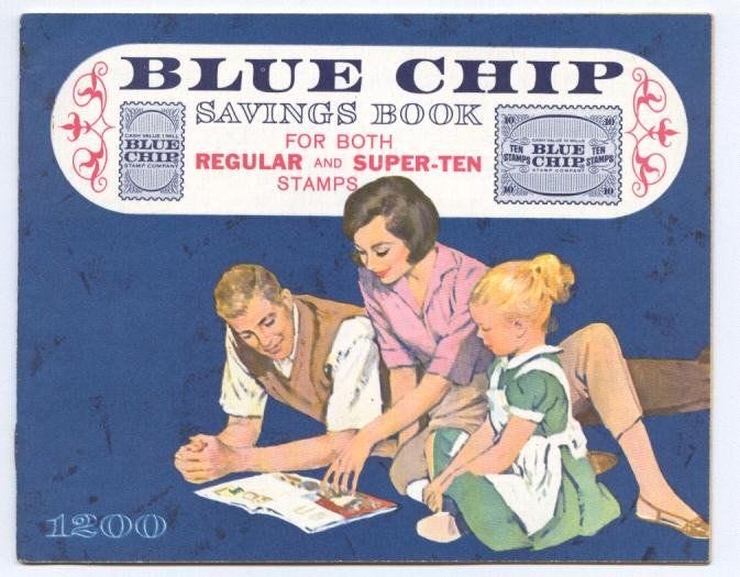 blue chip stamp | Book stamp, My childhood memories, Stamp