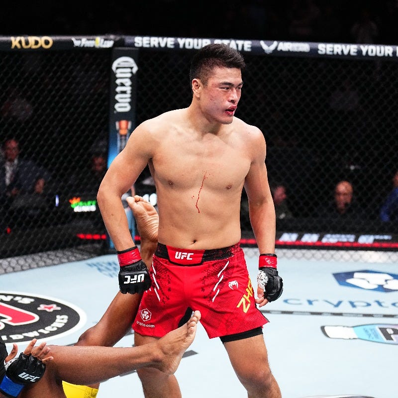 UFC 298: Zhang Mingyang plans renaissance for bigger Chinese fighters