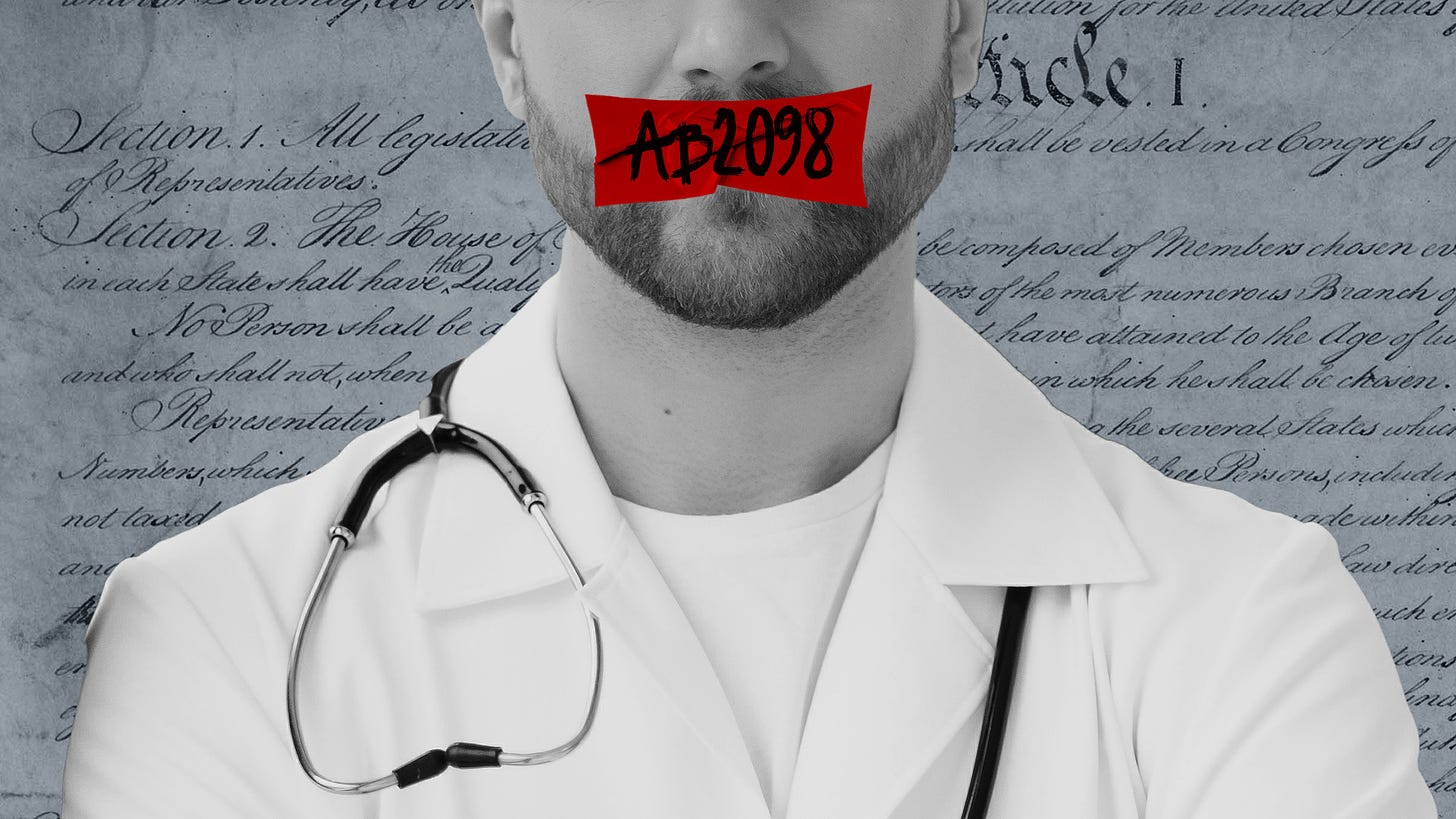 Liberty Justice Center Wins Battle for Doctors' First Amendment Rights as  California Repeals Physician Censorship Law - Liberty Justice Center