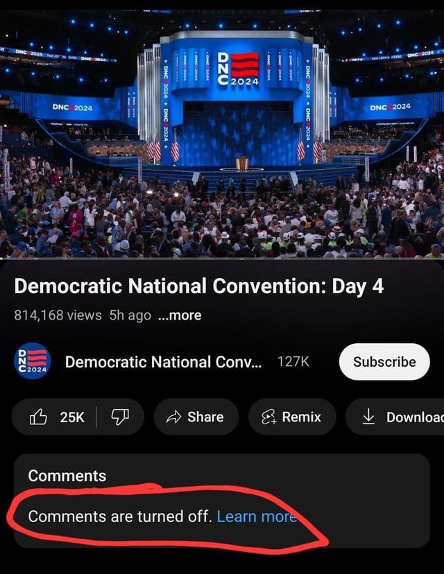 r/ConservativeMemes - Because nothing says "Democrat" quite like turning off the comments 🤣🤡🌎