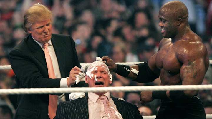 It’s been 10 years since the Leader of the Free World shaved Vince McMahon’s head