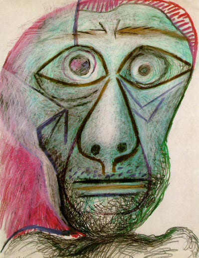 Picasso's last painting at age 90