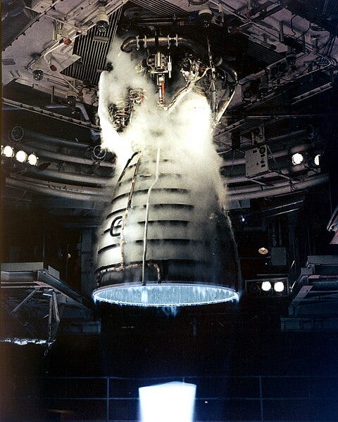 File:Shuttle Main Engine Test Firing.jpg