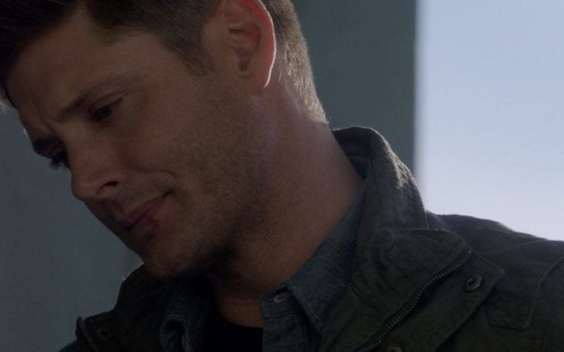 last look down for dean winchester on supernatural premiere