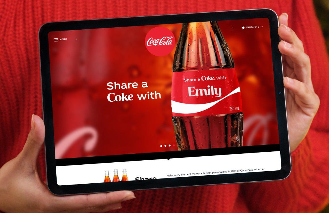 Satellite helped create the Share a Coke phenomenon Satellite helped create the Share a Coke phenomenon