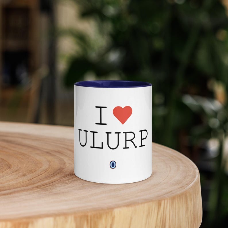 I Heart ULURP New York City Mug, 11oz Ceramic Contrast Coffee Cup, Perfect NYC Urban Planning Souvenir Gift