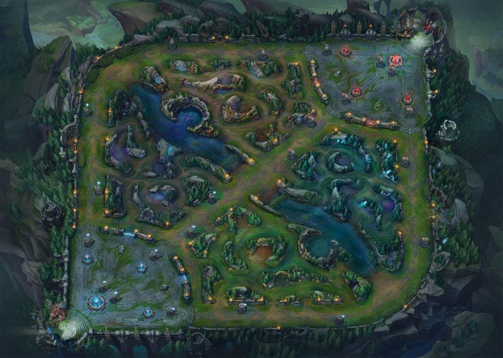 A Guide to League of Legends Maps: Navigating the Fields of Justice