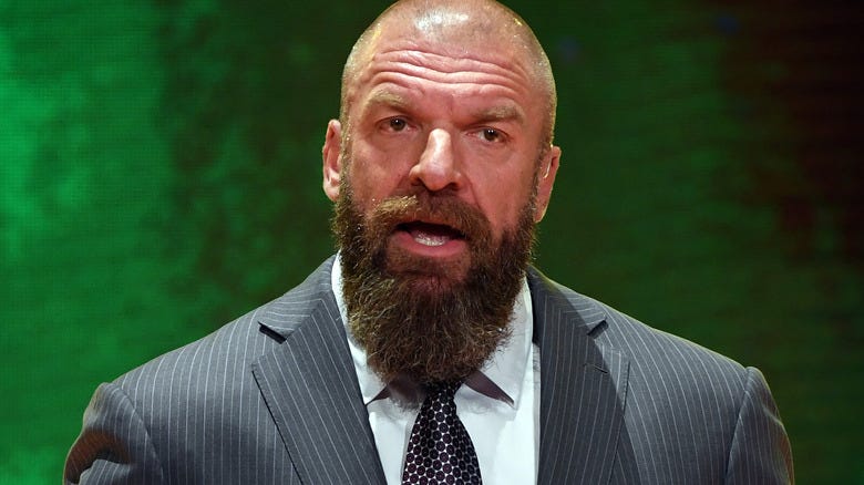 Triple H talking