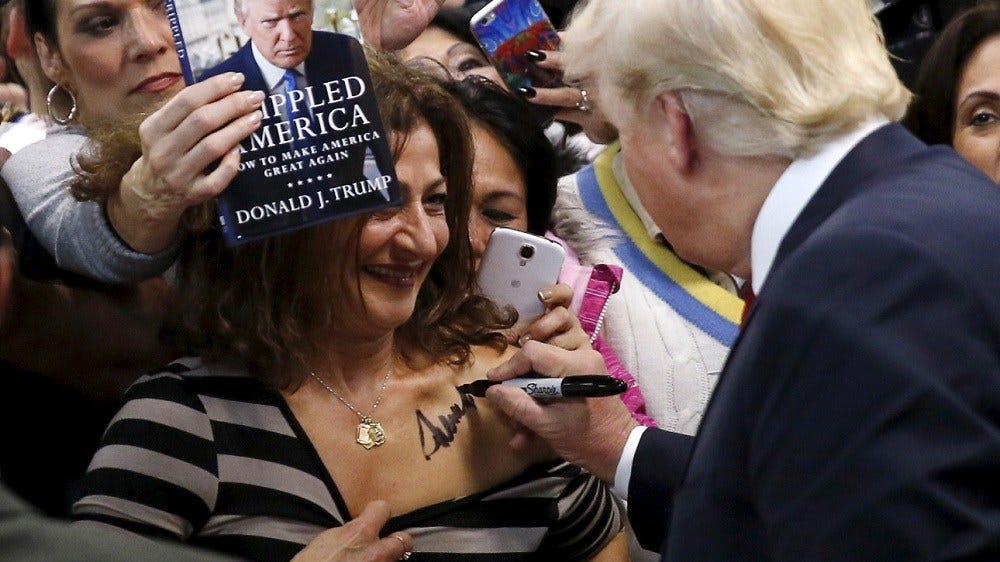 donald trump and his women 2016 images