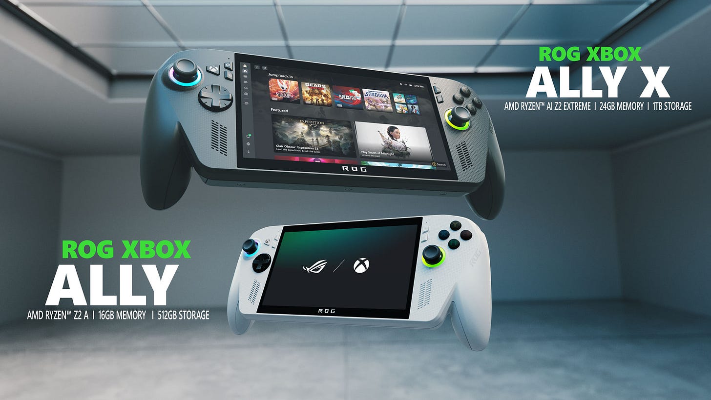 Asus ROG Xbox Ally X and Xbox Ally