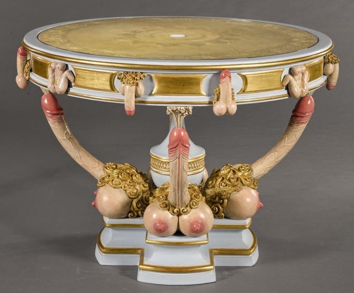 This penis table... : r/WTF