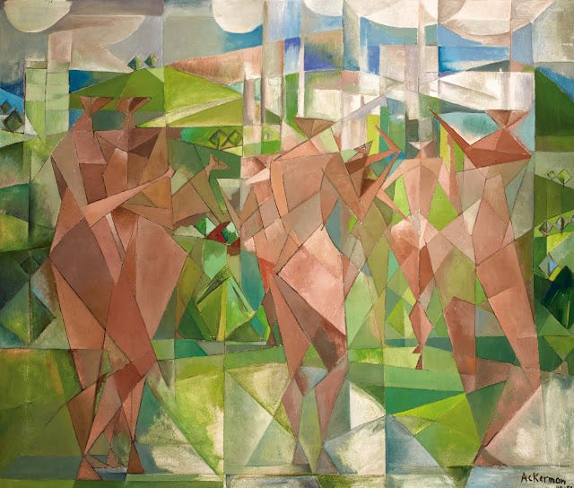 Personnages Cubistes, 1949 - 1950 - Paul Ackerman
