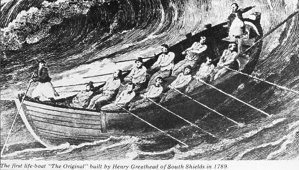 The first lifeboat, The Original built by Henry Greathead