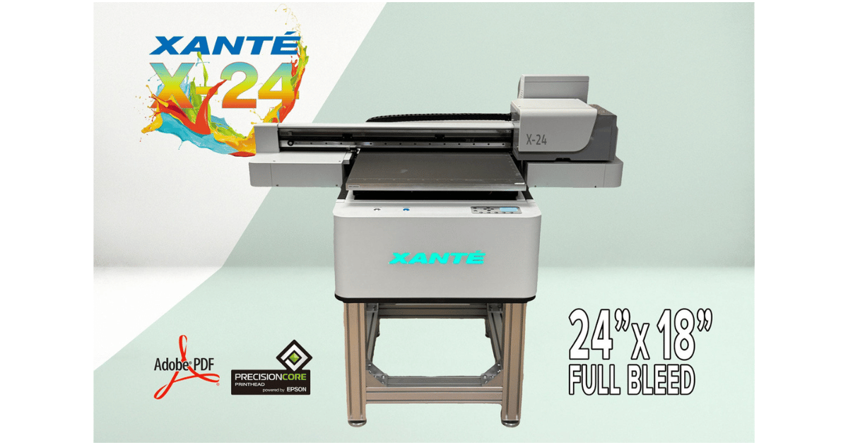 Xanté’s X-24: The New Standard in Flatbed UV Printing