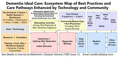 Dementia Ideal Care Map: see details in Journal of Alzheimer's Disease