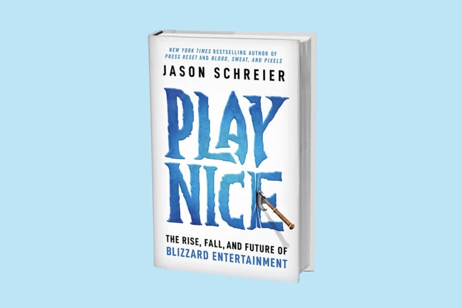 Jason Schreyer's book «Play Nice» about the history of Blizzard will be  released in Ukrainian in 2025