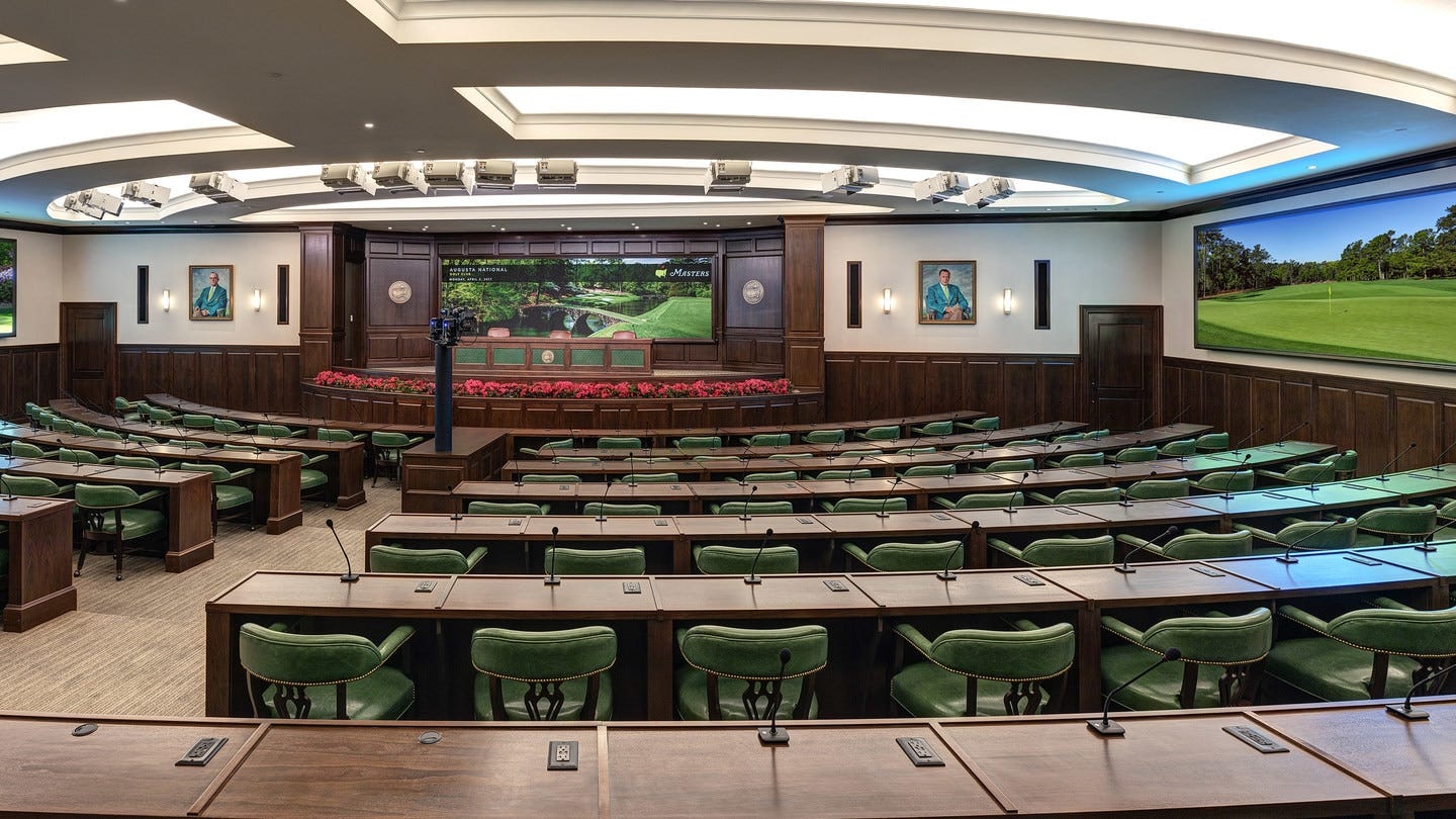 The New Press Building at Augusta National