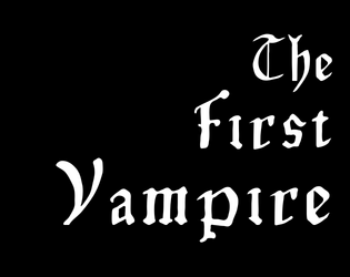 The First Vampire